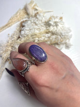 Load image into Gallery viewer, Charoite ring (Size O)
