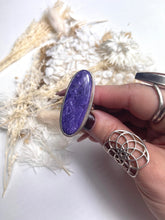 Load image into Gallery viewer, Charoite ring (Size R)
